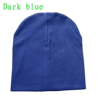 6M-3Y Baby Street Dance Hip Hop Hat Cotton Spring Autumn Toddler Cap Scarf for Boys Girls Winter Warm Solid Color Children - ZOOMNSTORE