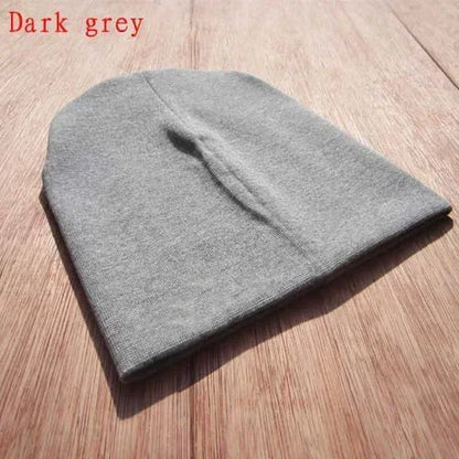 6M-3Y Baby Street Dance Hip Hop Hat Cotton Spring Autumn Toddler Cap Scarf for Boys Girls Winter Warm Solid Color Children - ZOOMNSTORE