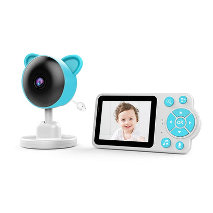 Damini 720p HD baby monitor IR night vision breastfeeding reminder temperature detection lullaby 2.4G wireless connection - ZOOMNSTORE