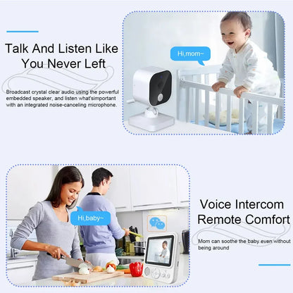 Cdycam ABM900 2.8 Inch Baby Monitor Surveillance Video Baby Camera Security Protection Two Way Audio Night Vision Cam Babysitte - ZOOMNSTORE