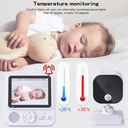 Cdycam ABM900 2.8 Inch Baby Monitor Surveillance Video Baby Camera Security Protection Two Way Audio Night Vision Cam Babysitte - ZOOMNSTORE