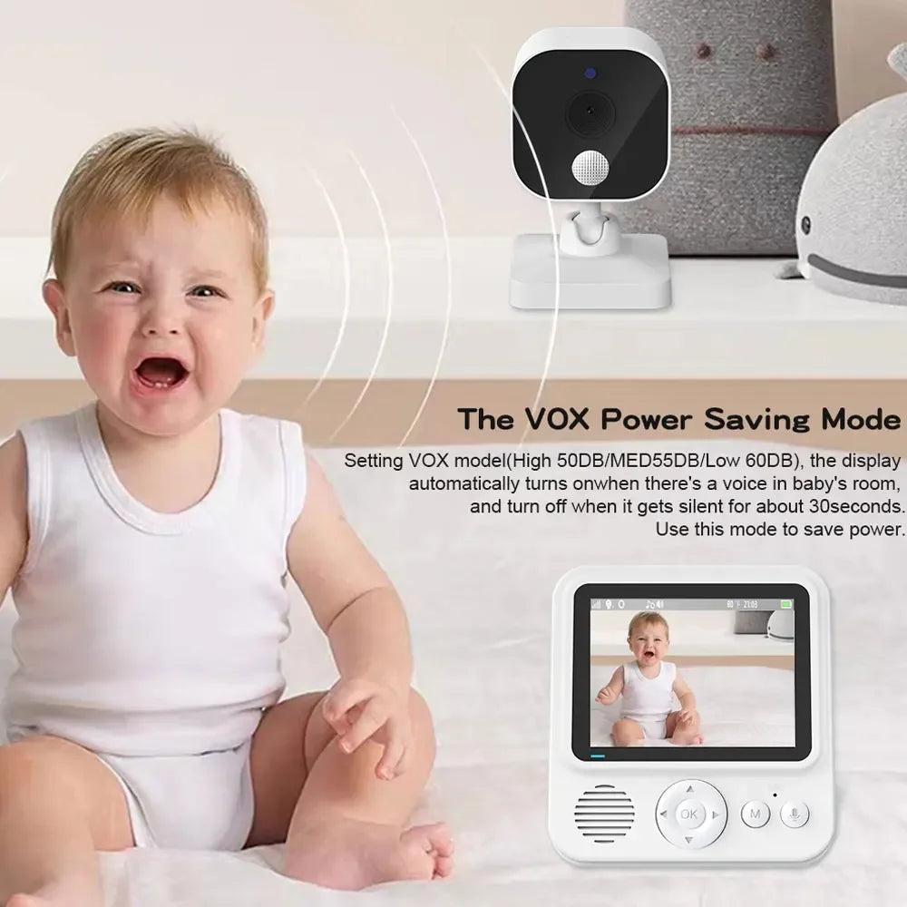 Cdycam ABM900 2.8 Inch Baby Monitor Surveillance Video Baby Camera Security Protection Two Way Audio Night Vision Cam Babysitte - ZOOMNSTORE