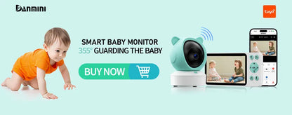 Baby monitor two-way audio voice intercom infrared night vision baby camera with monitor video surveillance security protection - ZOOMNSTORE