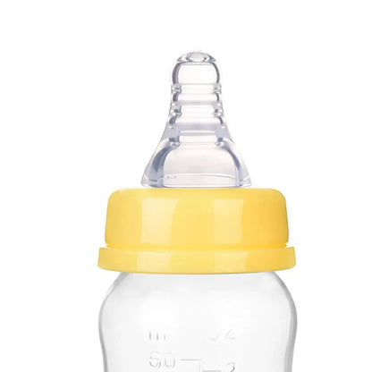 60ML Baby Newborn Mini Portable Feeding Nursing Bottle BPA Free Safe Infant Nursing Nipple Care Feeder Fruit Juice Milk Bottles - ZOOMNSTORE