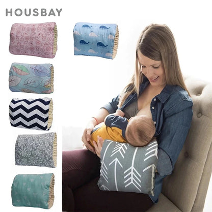 Adjustable Baby Cotton Nursing Arm Pillow Breastfeeding Washable Baby Infant Nursing Breastfeeding Pillow Cushion Arm Pad - ZOOMNSTORE
