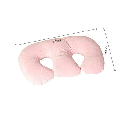 Baby Pillow Multi Functional Nursing Pillow Baby Pillow Anti Overflow and Anti Spitting Pillow Cushion for Newborns Feeding Bed - ZOOMNSTORE
