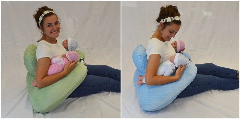 Baby Pillow Multi Functional Nursing Pillow Baby Pillow Anti Overflow and Anti Spitting Pillow Cushion for Newborns Feeding Bed - ZOOMNSTORE
