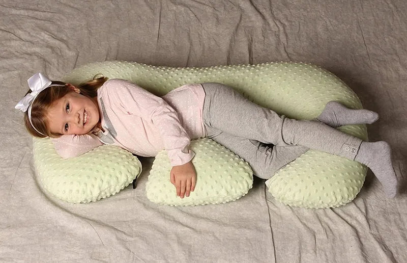 Baby Pillow Multi Functional Nursing Pillow Baby Pillow Anti Overflow and Anti Spitting Pillow Cushion for Newborns Feeding Bed - ZOOMNSTORE