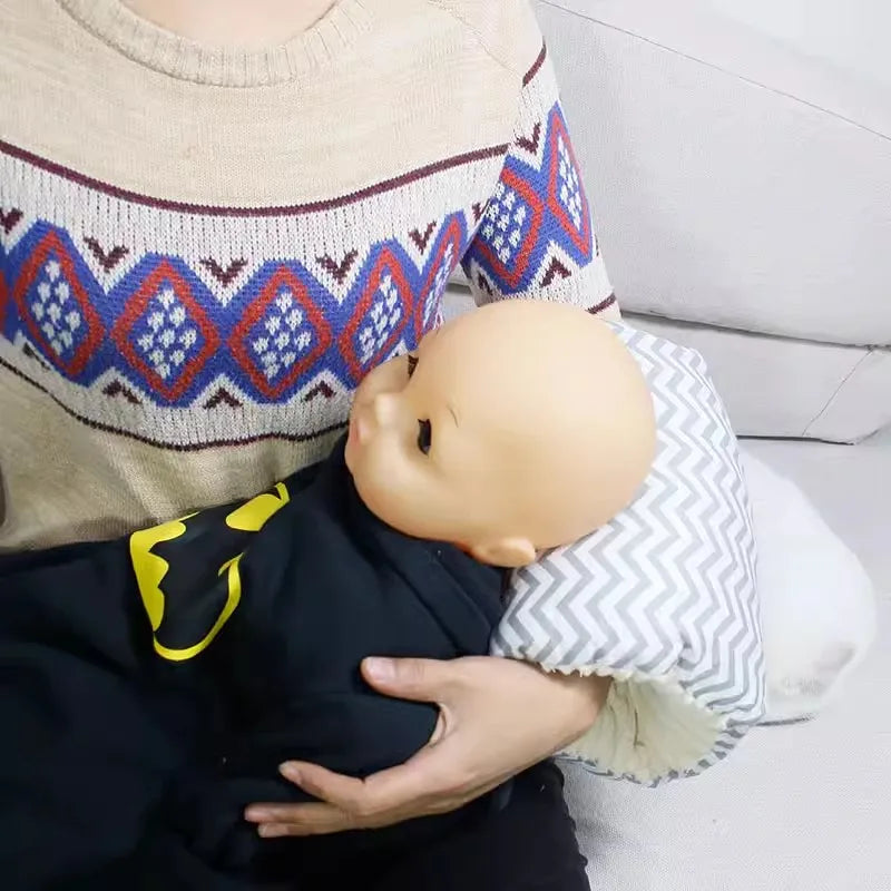 New Thickened Cotton Soft Baby Nursing Pillow; Arm Pillow; Feeding Pillow; Maternity And Baby Products - ZOOMNSTORE