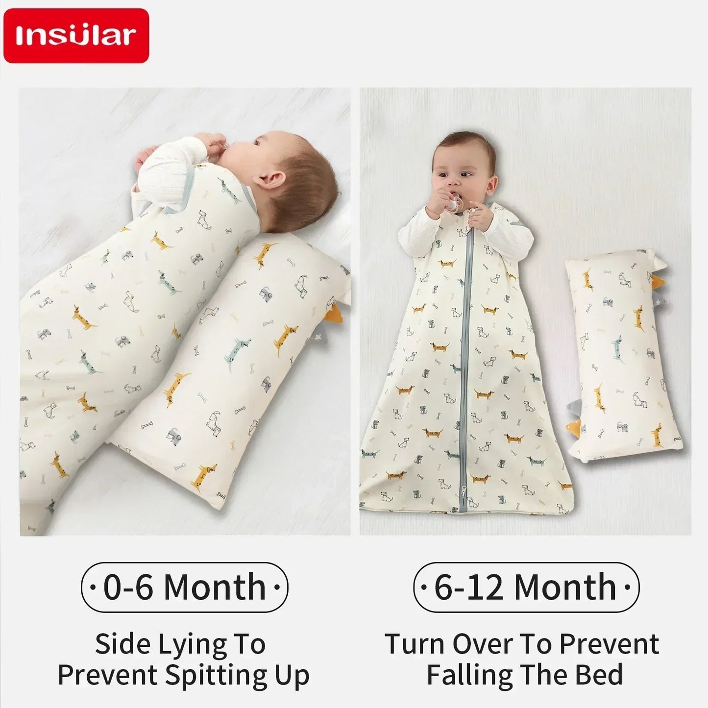 INSULAR Baby Arm Pillow Infant Feeding Pad Kid Soft Nursing Head Cushion Thickened Nursing Pillow Pure Cotton Comfortable - ZOOMNSTORE