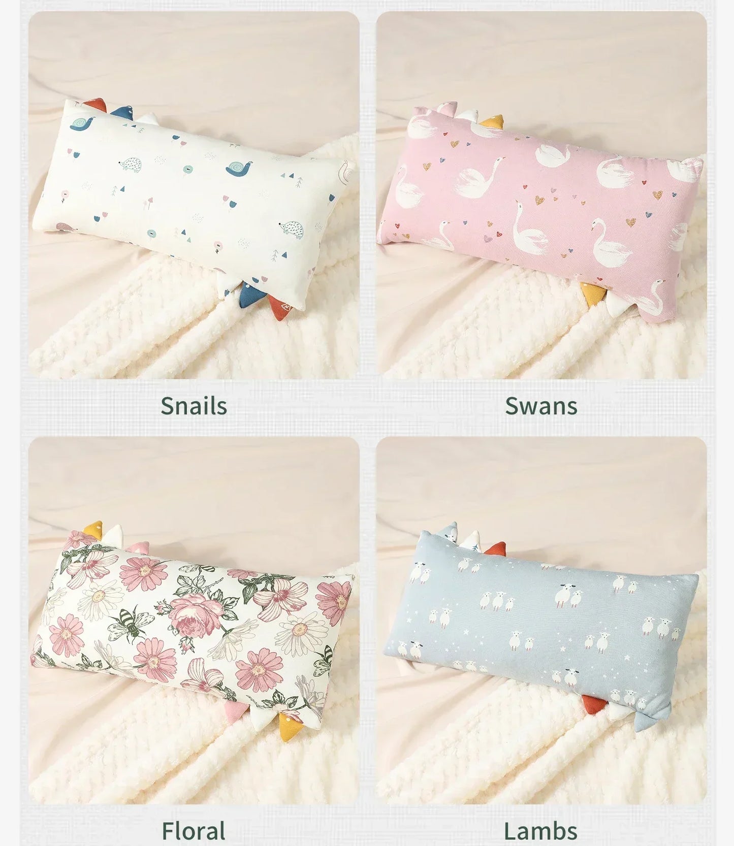 INSULAR Baby Arm Pillow Infant Feeding Pad Kid Soft Nursing Head Cushion Thickened Nursing Pillow Pure Cotton Comfortable - ZOOMNSTORE