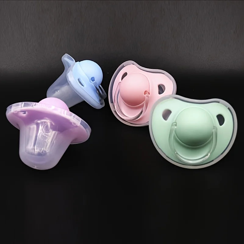 Baby Pacifier Soother - Silicone Infant Pacifier with Cover for Night & Daily Use - ZOOMNSTORE