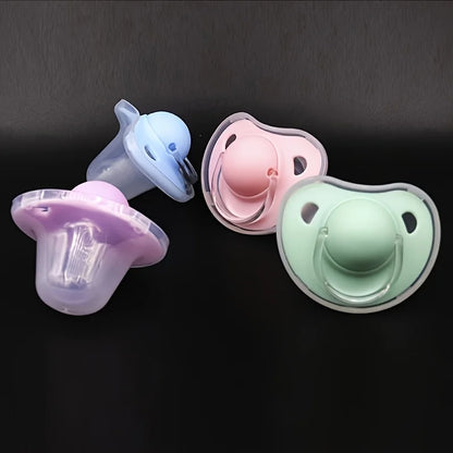 Baby Pacifier Soother - Silicone Infant Pacifier with Cover for Night & Daily Use - ZOOMNSTORE