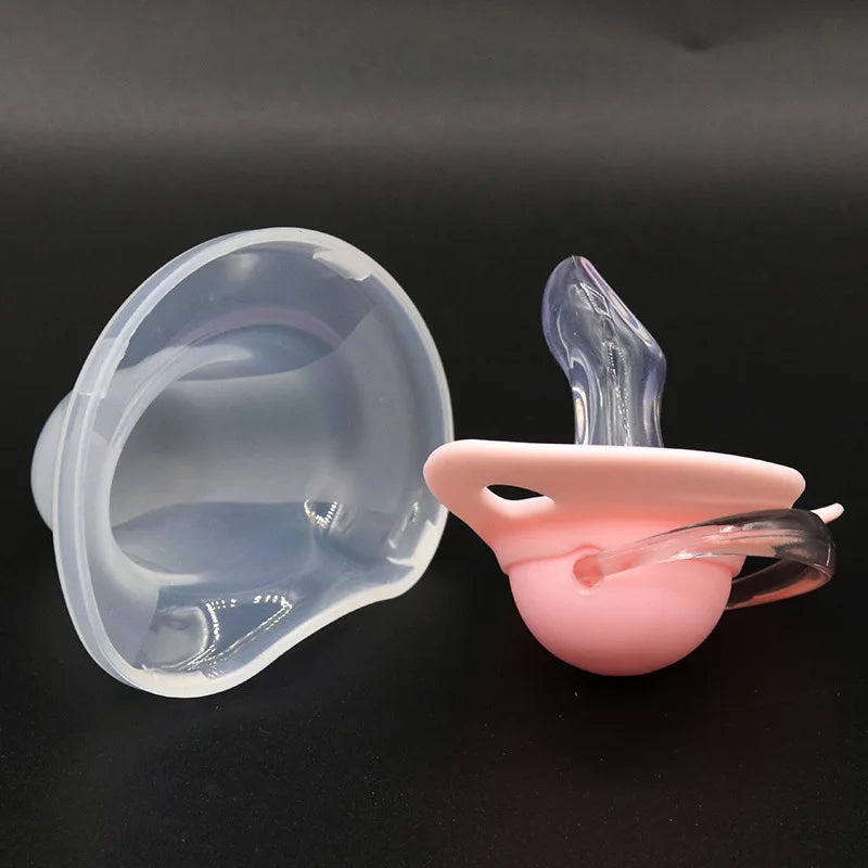 Baby Pacifier Soother - Silicone Infant Pacifier with Cover for Night & Daily Use - ZOOMNSTORE