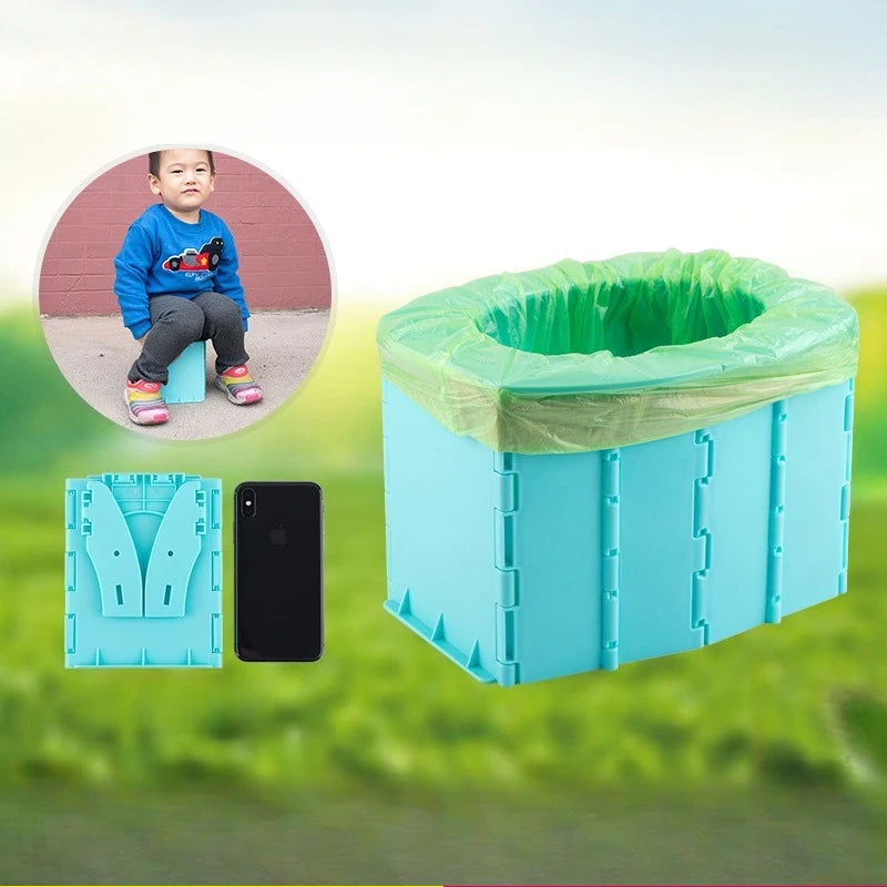 Baby Potty - Portable Folding Potty Seat for Children | Car-Mounted Child Toilet Training - ZOOMNSTORE