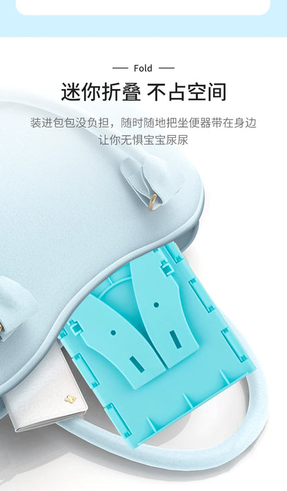 Baby Potty - Portable Folding Potty Seat for Children | Car-Mounted Child Toilet Training - ZOOMNSTORE