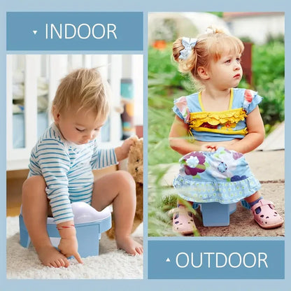 Baby Potty Seat Foldable Travel Potty - Portable Toddler Toilet Trainer With Bag - ZOOMNSTORE