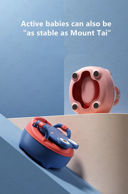 Baby Potty Seat - Portable Cartoon Frog Potty Training Aid | Unisex Toddler Toilet - ZOOMNSTORE