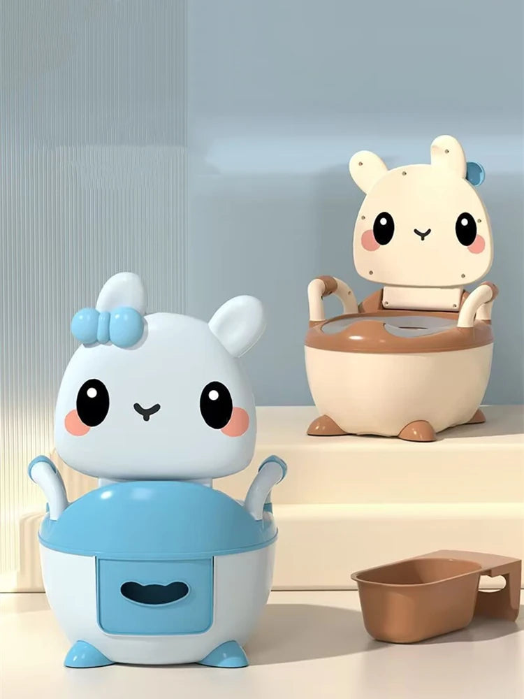 Baby Potty Seat - Portable Rabbit Toddler Toilet Trainer Stool for Kids - ZOOMNSTORE