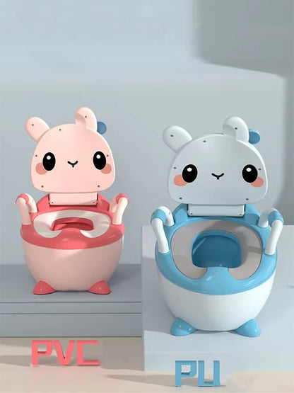 Baby Potty Seat - Portable Rabbit Toddler Toilet Trainer Stool for Kids - ZOOMNSTORE