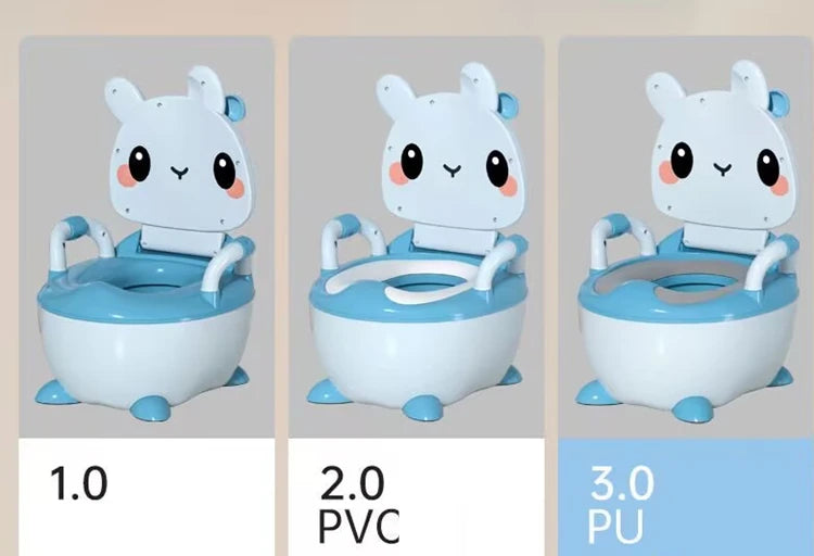Baby Potty Seat - Portable Rabbit Toddler Toilet Trainer Stool for Kids - ZOOMNSTORE