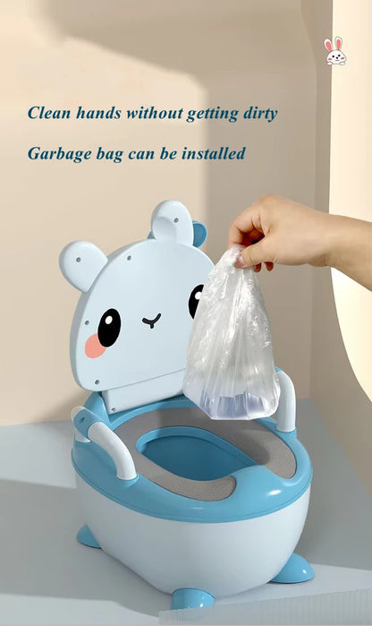 Baby Potty Seat - Portable Rabbit Toddler Toilet Trainer Stool for Kids - ZOOMNSTORE