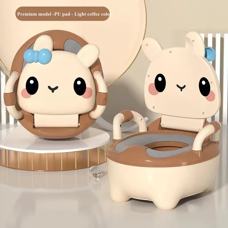 Baby Potty Seat - Portable Rabbit Toddler Toilet Trainer Stool for Kids - ZOOMNSTORE