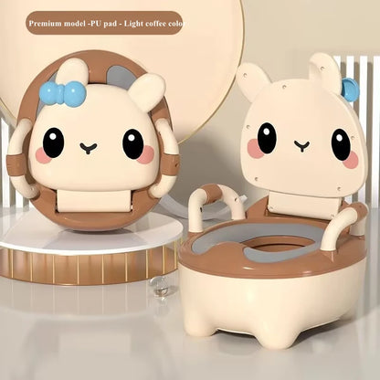 Baby Potty Seat - Portable Rabbit Toddler Toilet Trainer Stool for Kids - ZOOMNSTORE