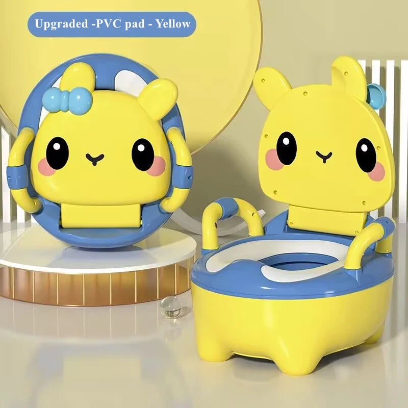 Baby Potty Seat - Portable Rabbit Toddler Toilet Trainer Stool for Kids - ZOOMNSTORE