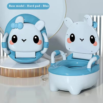 Baby Potty Seat - Portable Rabbit Toddler Toilet Trainer Stool for Kids - ZOOMNSTORE