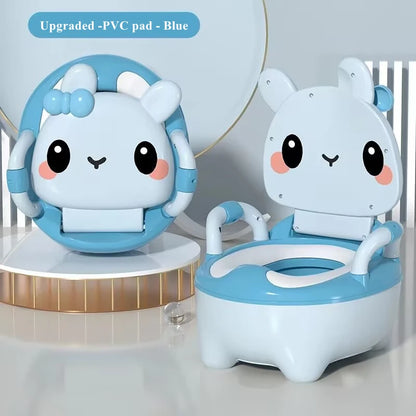Baby Potty Seat - Portable Rabbit Toddler Toilet Trainer Stool for Kids - ZOOMNSTORE