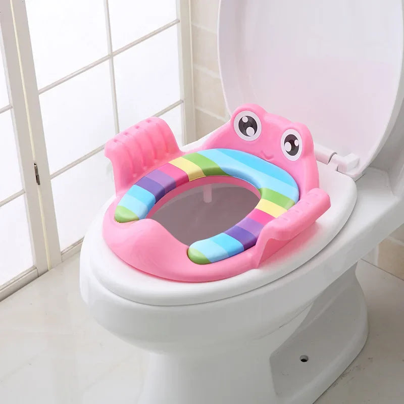 Baby Potty Trainer Adjustable Toddler Training Stool - Comfortable Cartoon Seat Ladder - ZOOMNSTORE