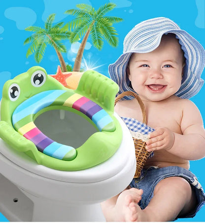 Baby Potty Trainer Adjustable Toddler Training Stool - Comfortable Cartoon Seat Ladder - ZOOMNSTORE