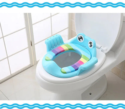 Baby Potty Trainer Adjustable Toddler Training Stool - Comfortable Cartoon Seat Ladder - ZOOMNSTORE