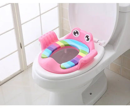 Baby Potty Trainer Adjustable Toddler Training Stool - Comfortable Cartoon Seat Ladder - ZOOMNSTORE