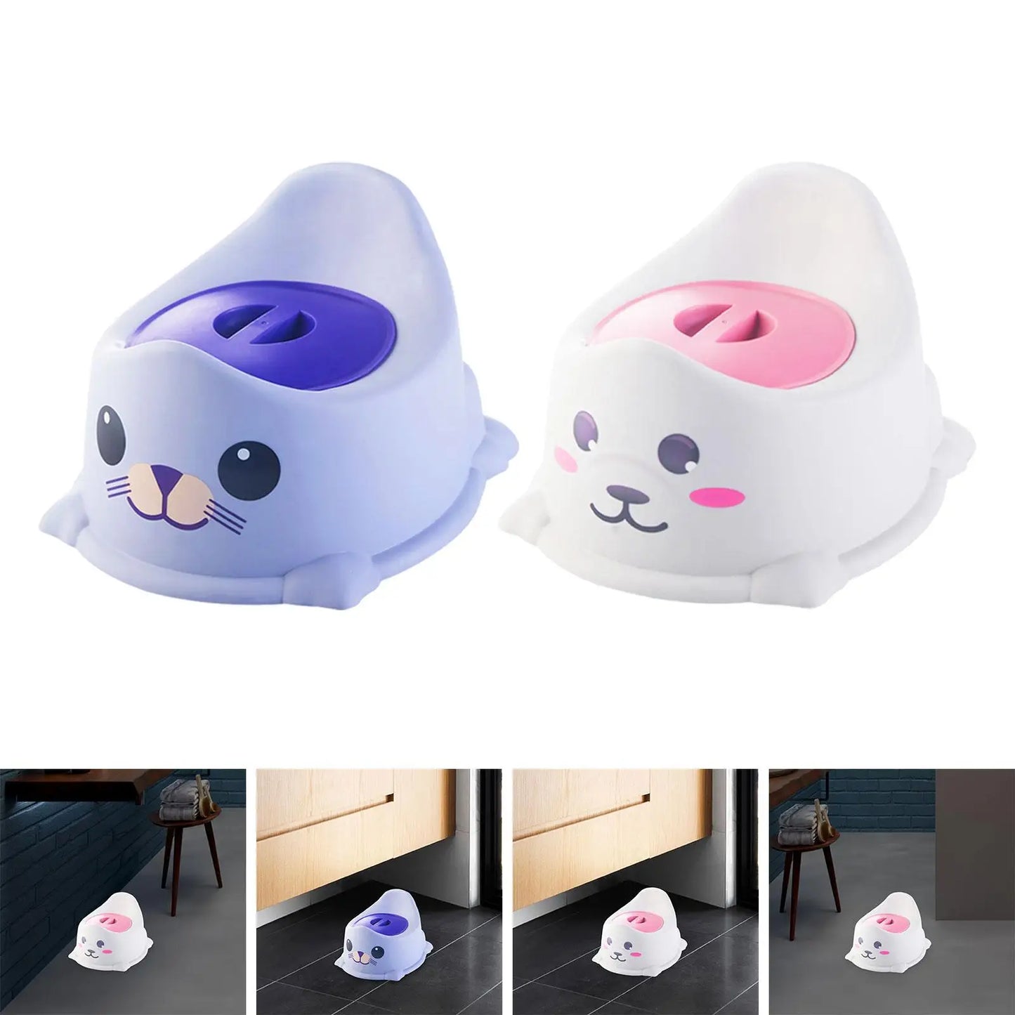 Baby Potty Training Chair - Comfortable Ergonomic Seat With Splash Guard & Anti Slip Design - ZOOMNSTORE