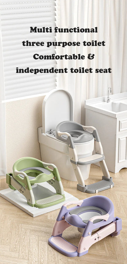 Baby Potty Training Seat - Portable Child Urinal & Kids Toilet Step Stool - ZOOMNSTORE