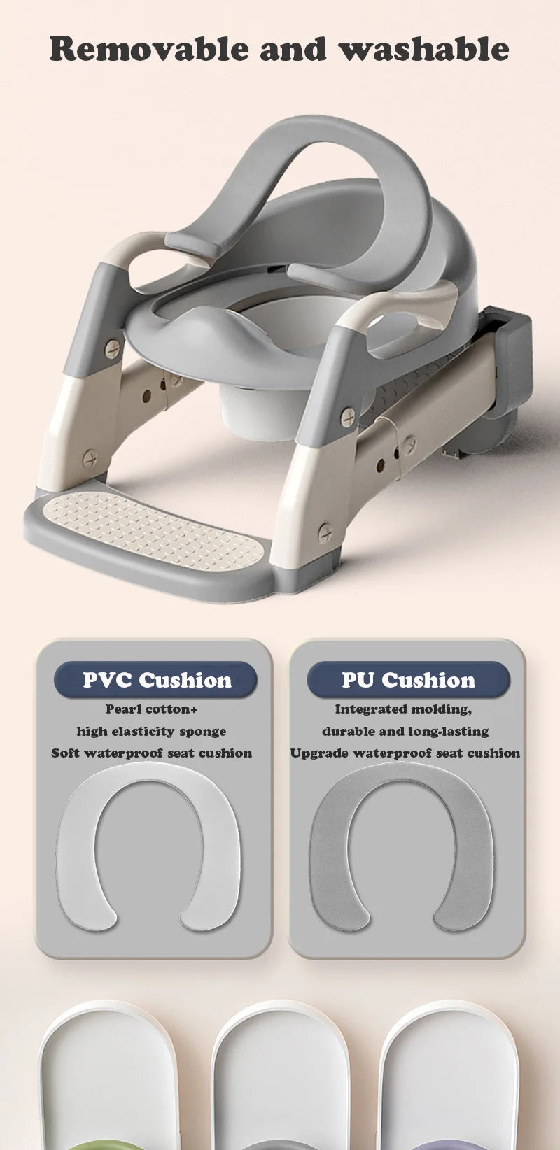 Baby Potty Training Seat - Portable Child Urinal & Kids Toilet Step Stool - ZOOMNSTORE
