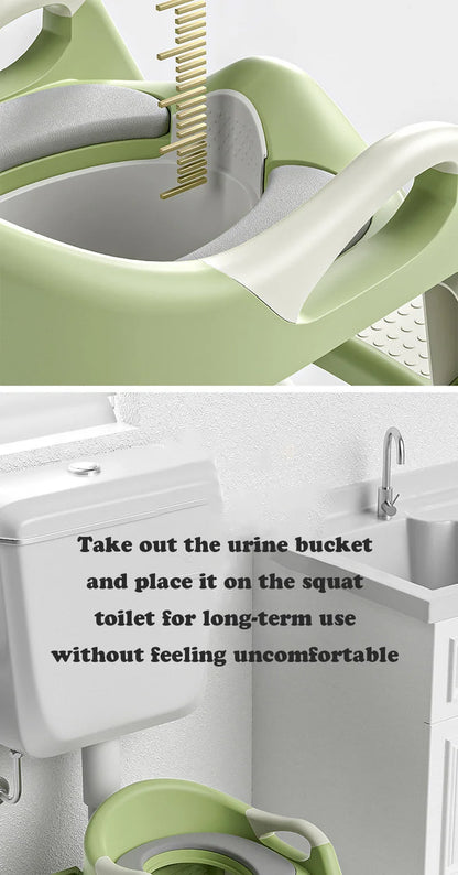 Baby Potty Training Seat - Portable Child Urinal & Kids Toilet Step Stool - ZOOMNSTORE