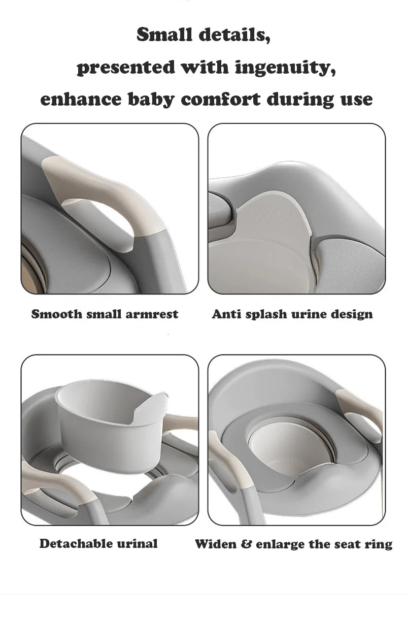 Baby Potty Training Seat - Portable Child Urinal & Kids Toilet Step Stool - ZOOMNSTORE