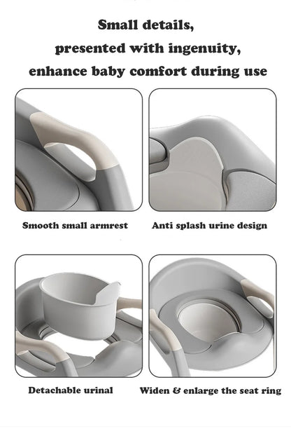 Baby Potty Training Seat - Portable Child Urinal & Kids Toilet Step Stool - ZOOMNSTORE