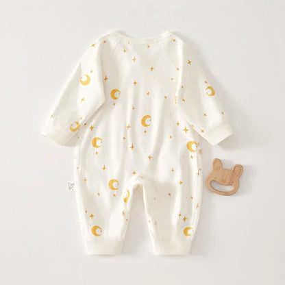 Baby Romper Cotton - Infant Bodysuit Soft Newborn Jumpsuit Unisex Outfit - ZOOMNSTORE