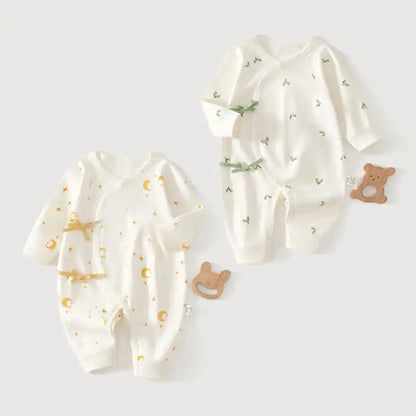 Baby Romper Cotton - Infant Bodysuit Soft Newborn Jumpsuit Unisex Outfit - ZOOMNSTORE
