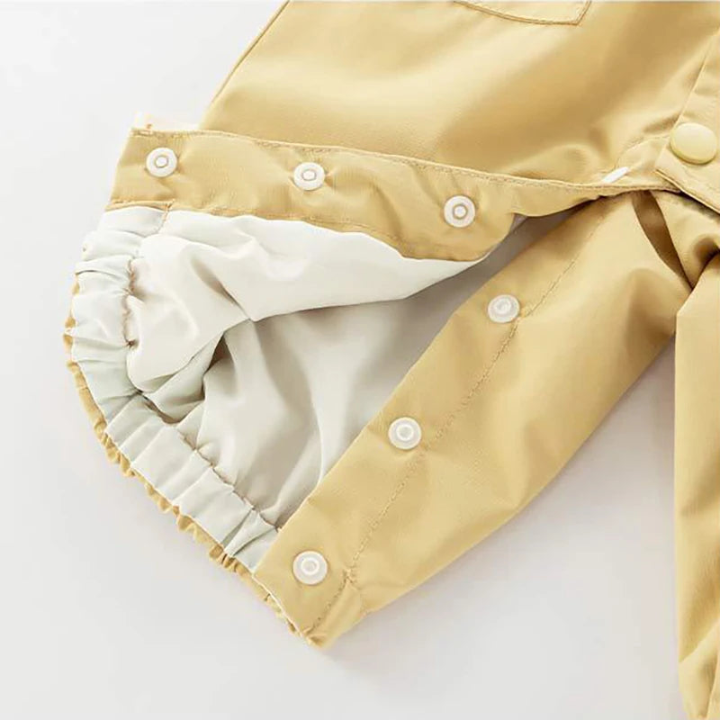 Baby Romper Jacket - Unisex Infant Jumpsuit With Hooded Zipper Closure - ZOOMNSTORE