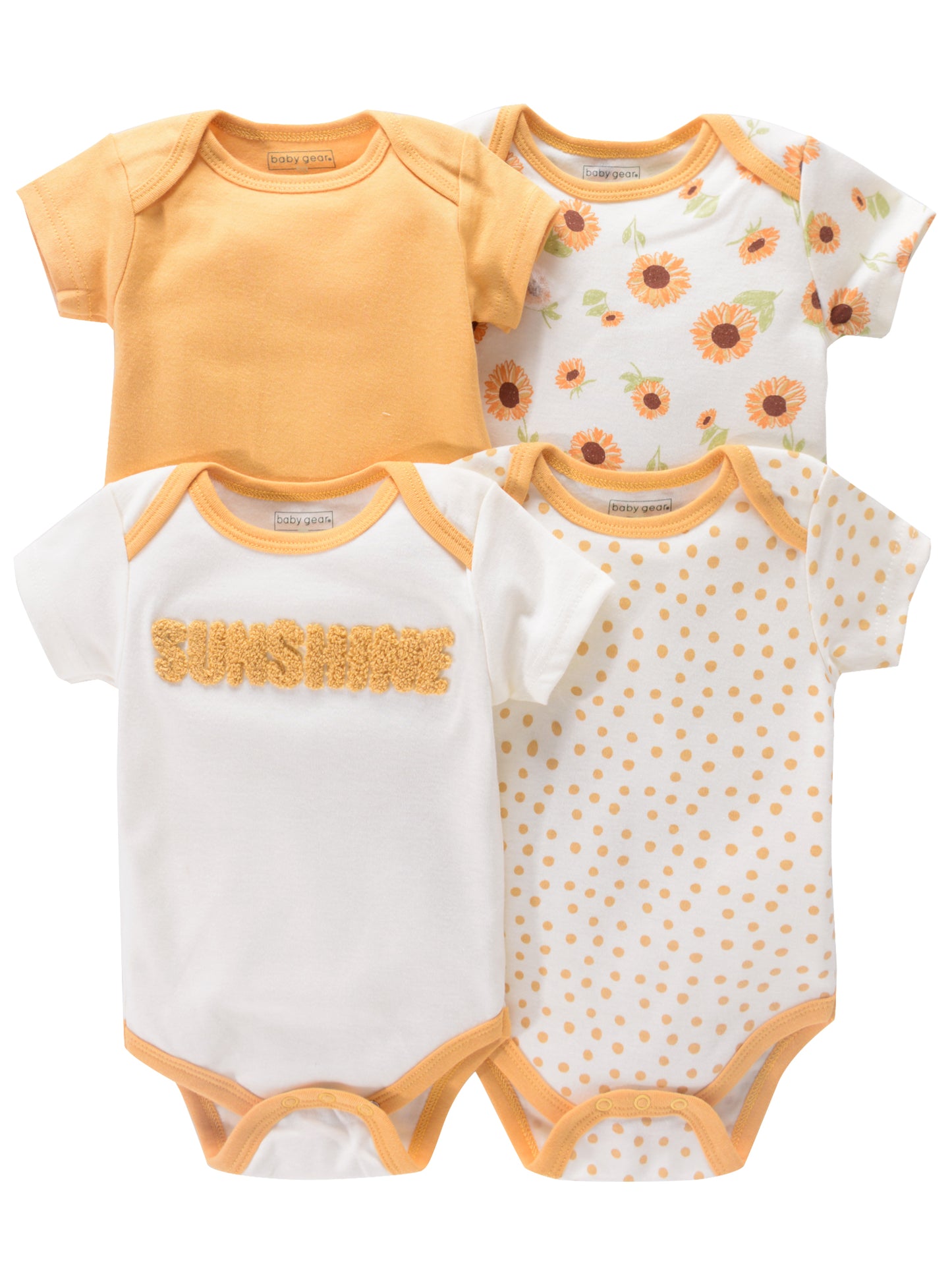Baby Romper Onesies - Newborn Infant Bodysuit Set With Cartoon Animal Print - ZOOMNSTORE