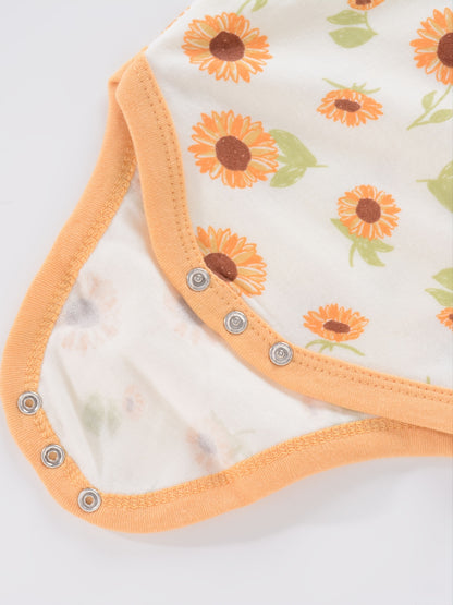 Baby Romper Onesies - Newborn Infant Bodysuit Set With Cartoon Animal Print - ZOOMNSTORE