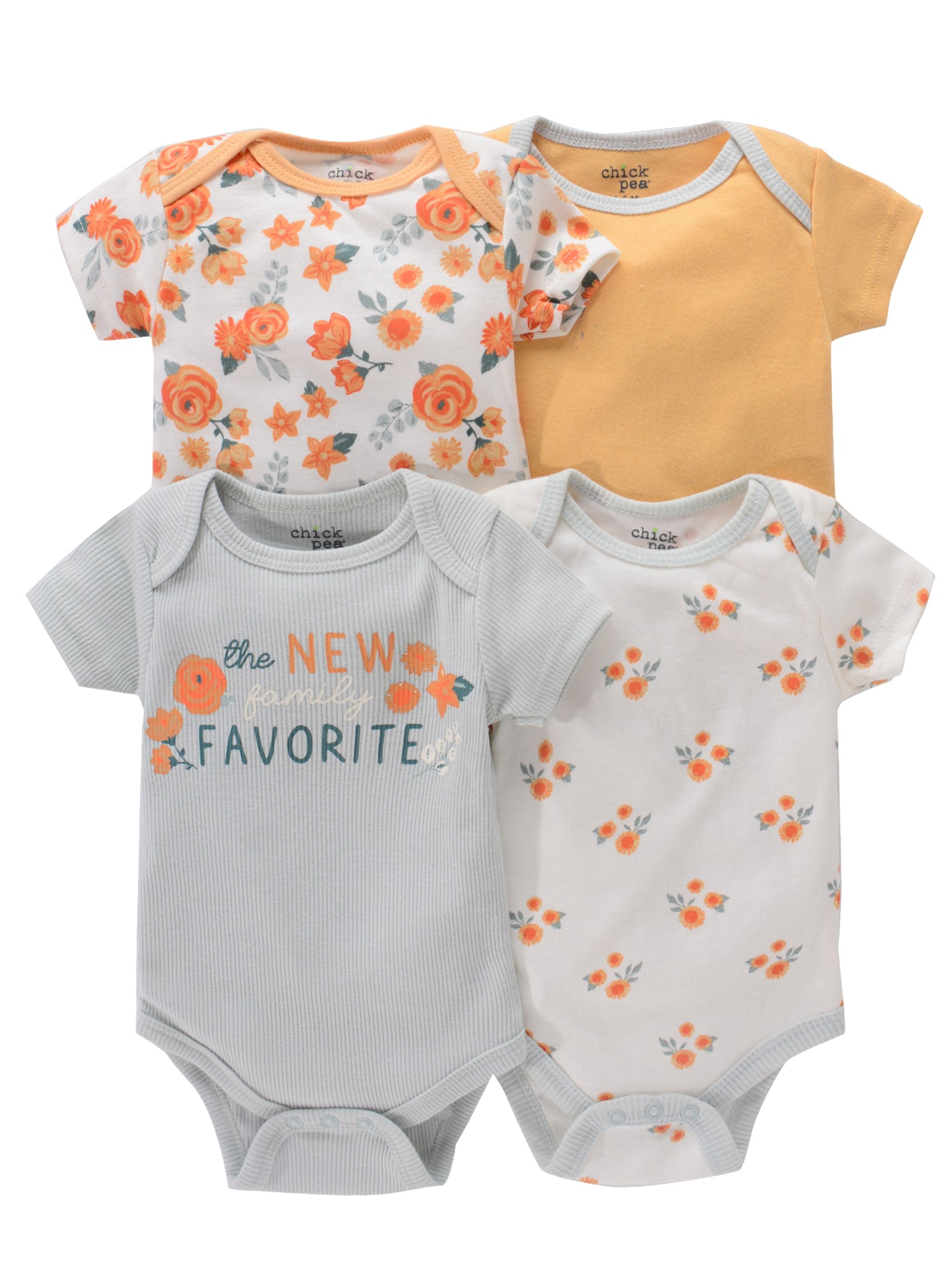 Baby Romper Onesies - Newborn Infant Bodysuit Set With Cartoon Animal Print - ZOOMNSTORE