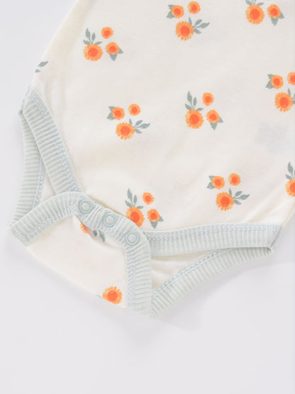 Baby Romper Onesies - Newborn Infant Bodysuit Set With Cartoon Animal Print - ZOOMNSTORE