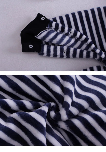 Baby Romper - Soft Flannel Infant Jumpsuit With Elastic Cuffs | Newborn Clothes - ZOOMNSTORE
