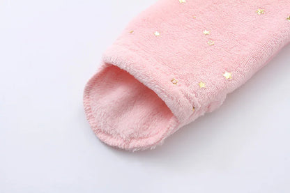 Baby Rompers - Flannel Infant Jumpsuit | Warm Autumn Winter Bodysuit 0-12M - ZOOMNSTORE